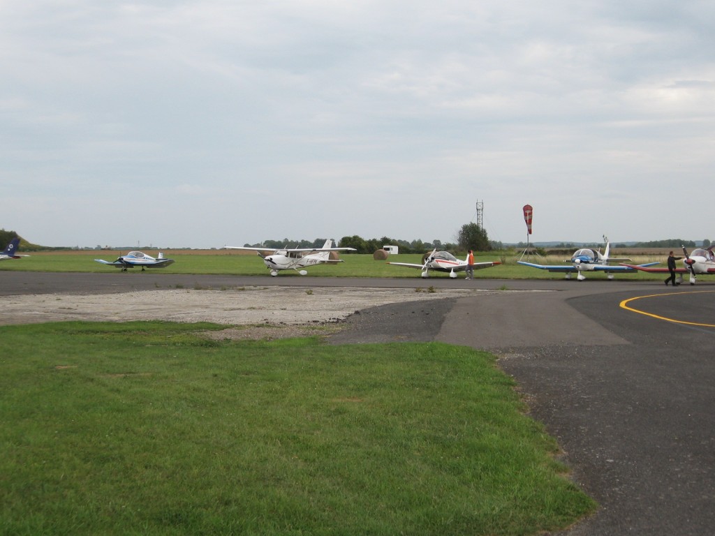 Sur le parking de Péronne